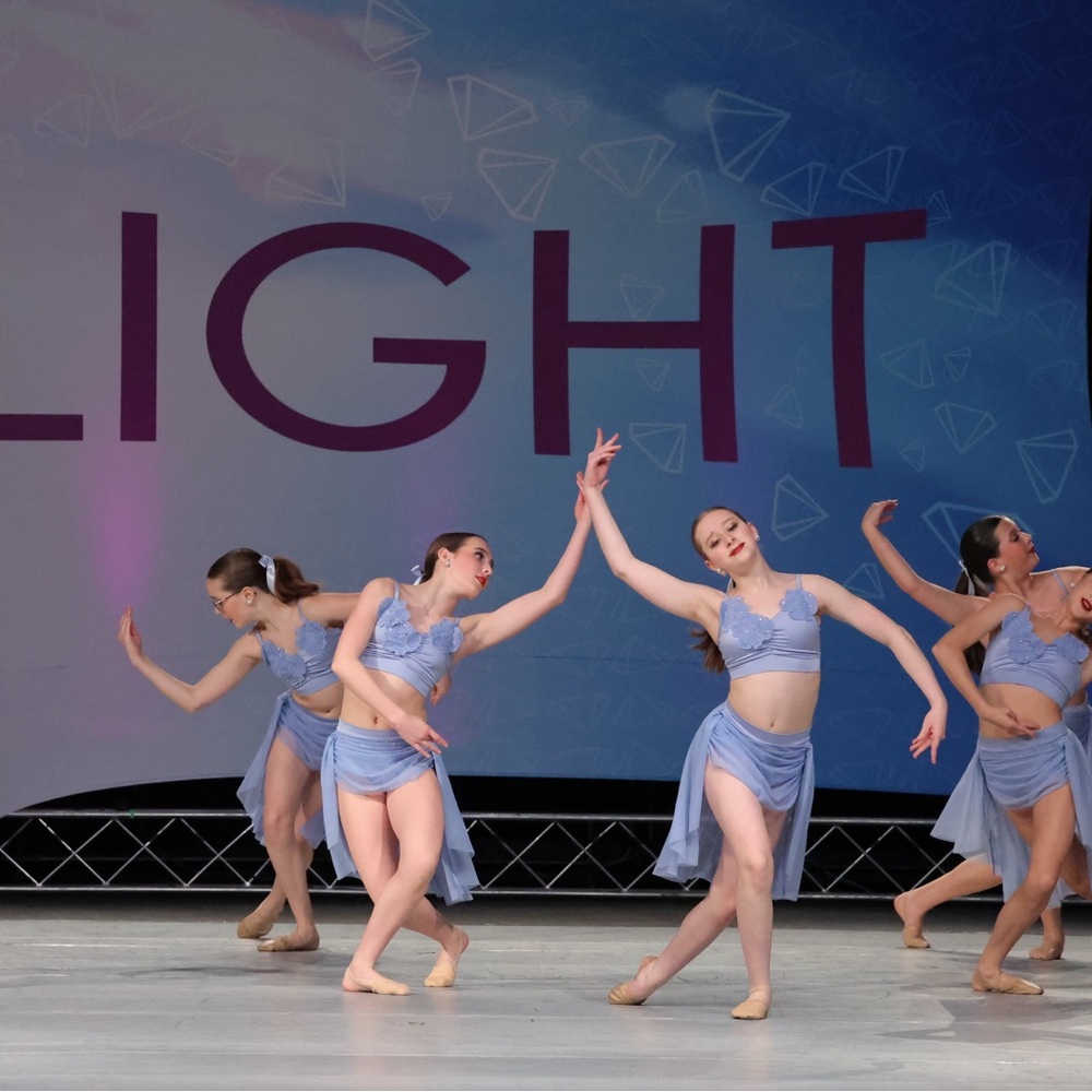 Blue Teen Dance Costume
